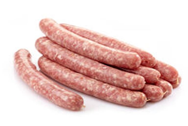 LOT DE 6 SAUCISSES A L'ECHALOTES