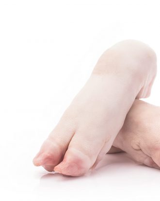 LOT DE 4 PIEDS DE PORCS