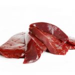 LOT DE 2 TRANCHES DE FOIE DE PORCS