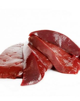 LOT DE 2 TRANCHES DE FOIE DE PORCS