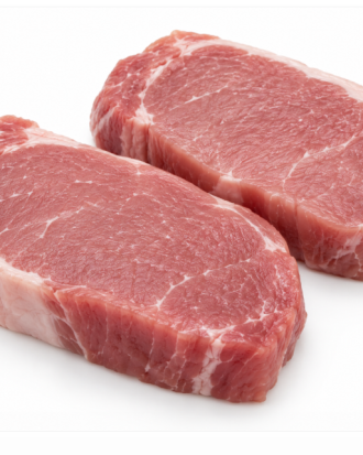 LOT DE 2 PAVES DE PORC